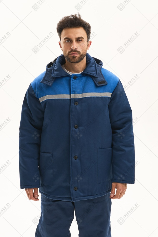 Куртка утепленная с капюшоном